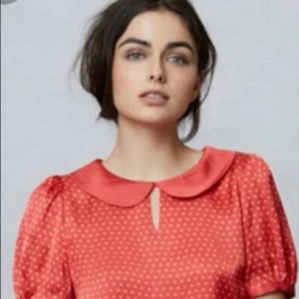 Anthropologie Hey There Karen Walker red dot top